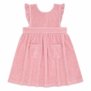 Minnow Girls' Cotton French Terry Pinafore Dress Size 11/12